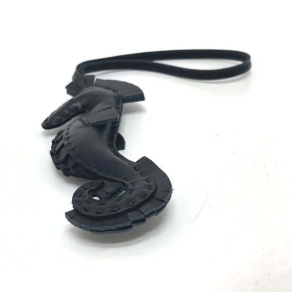 HERMES Bag Charm ipo seahorse So Black charm Black Unused - Picture 9 of 14